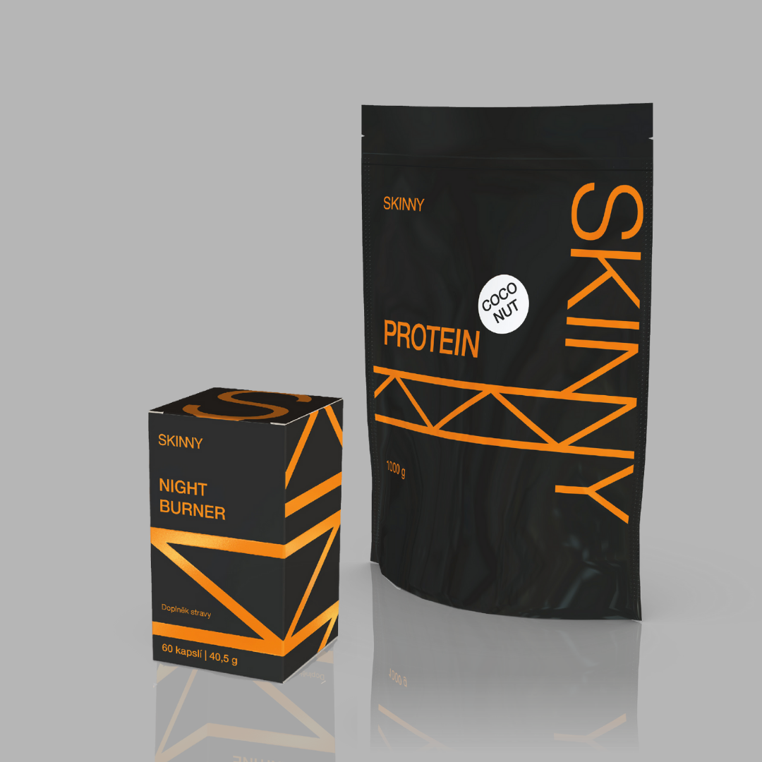 NIGHT BURNER + PROTEÍN podľa vlastného výberu Vyberte příchuť proteinu: Coconut