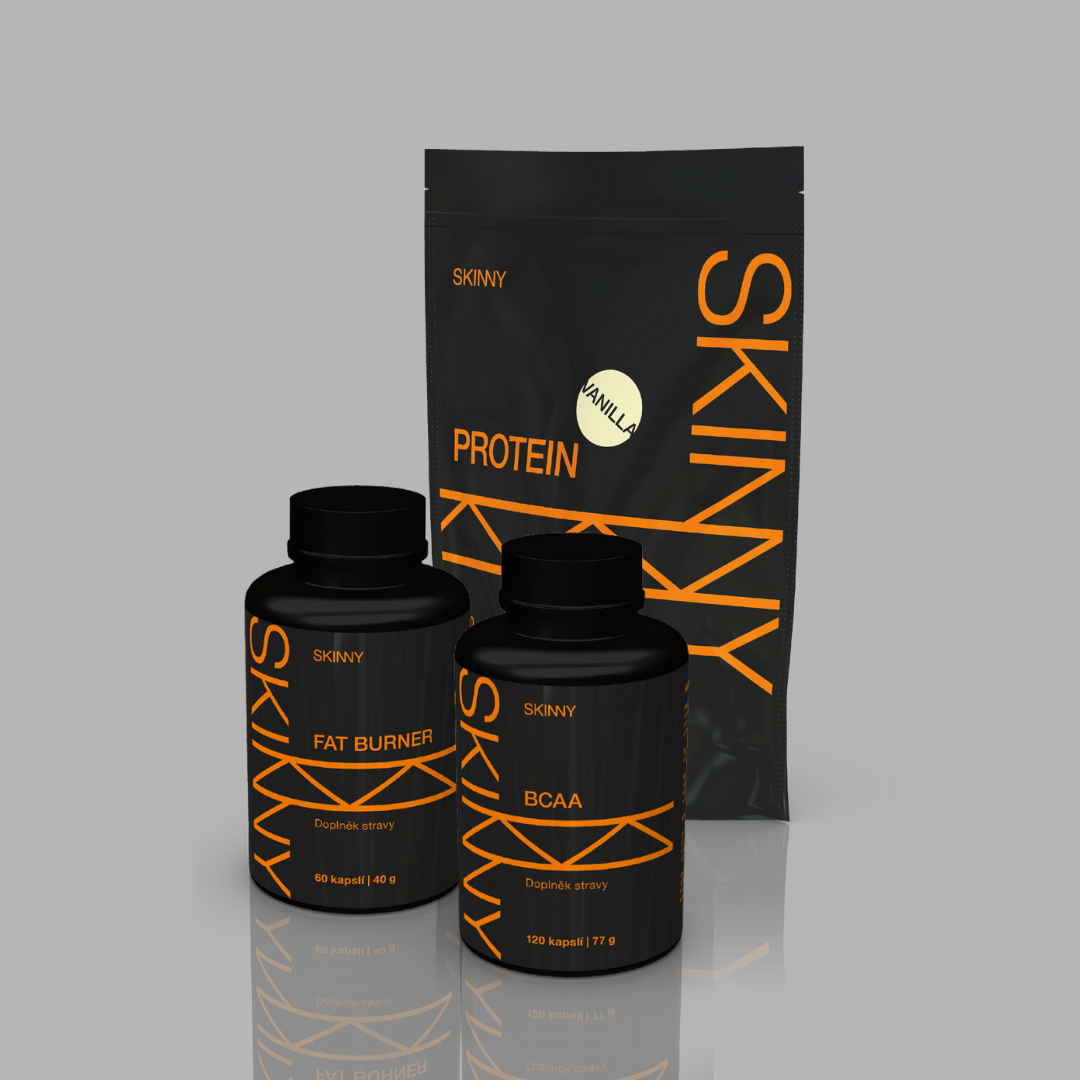 Výhodné balenie PROTEÍN podľa vlastného výberu, BCAA, FAT BURNER Vyberte příchuť proteinu: Vanilla