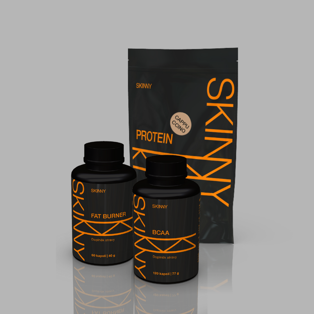 Výhodné balenie PROTEÍN podľa vlastného výberu, BCAA, FAT BURNER Vyberte příchuť proteinu: Cappuccino