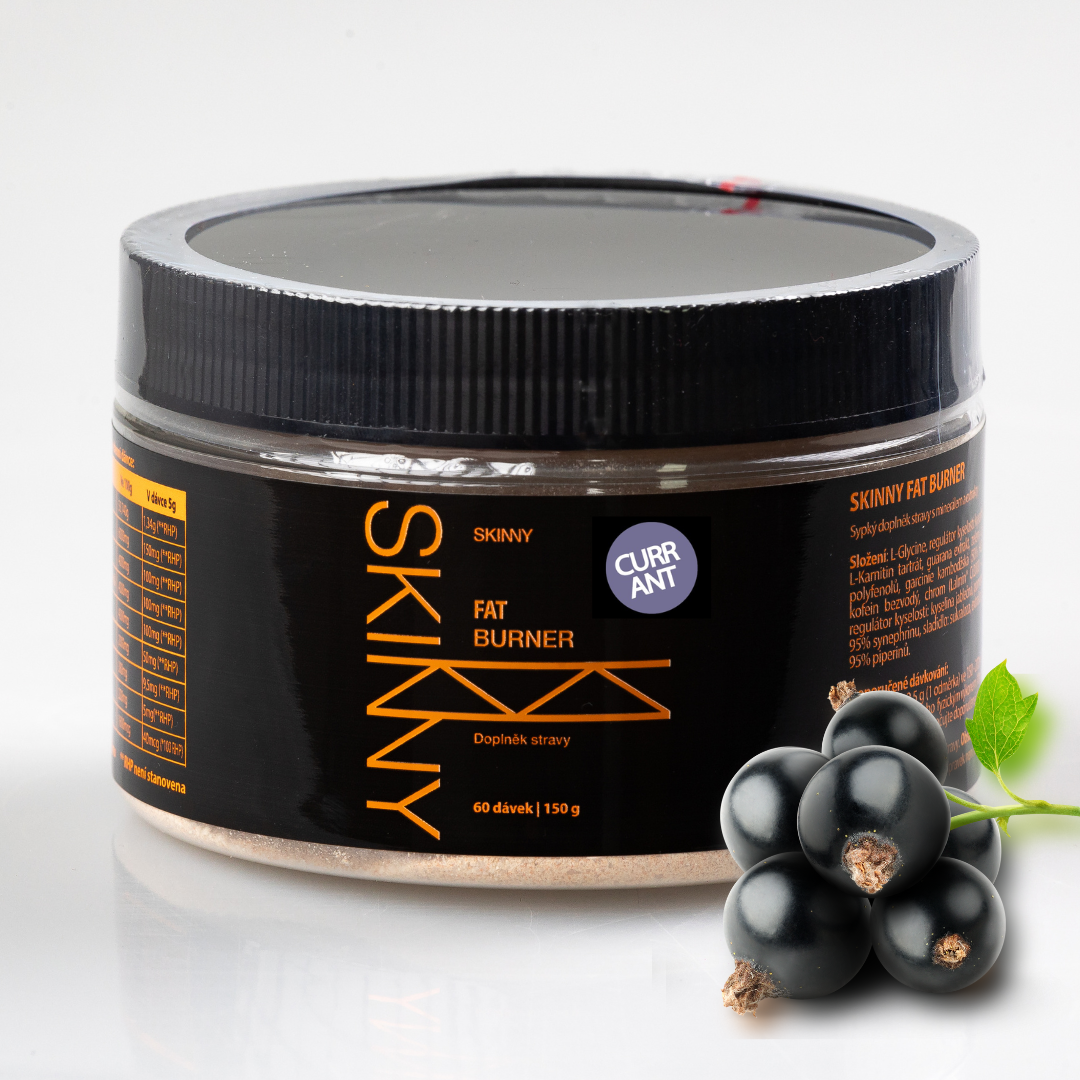 FAT BURNER DRINK/NÁPOJ - Super spaľovač tukov s príchuťou ČIERNEJ RÍBEZLE