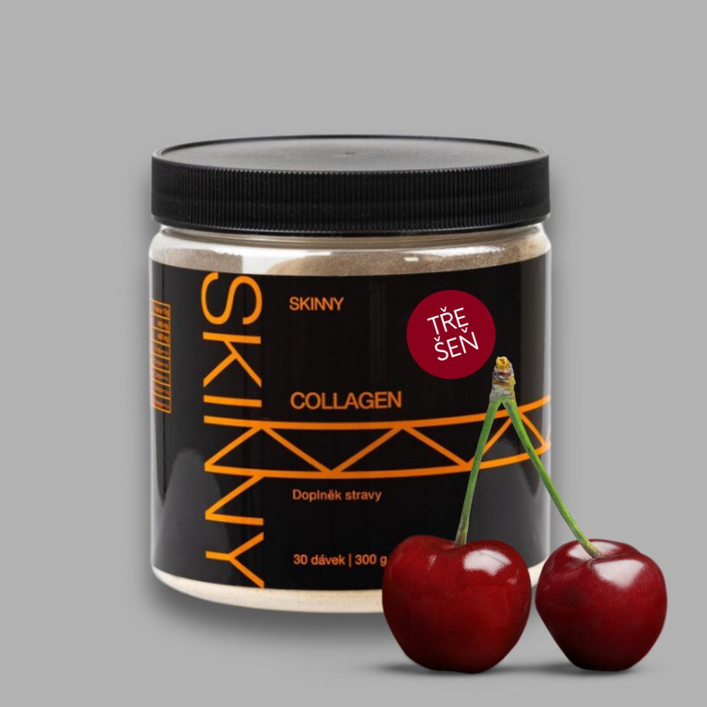 SKINNY COLLAGEN pre mužov - Čerešňa