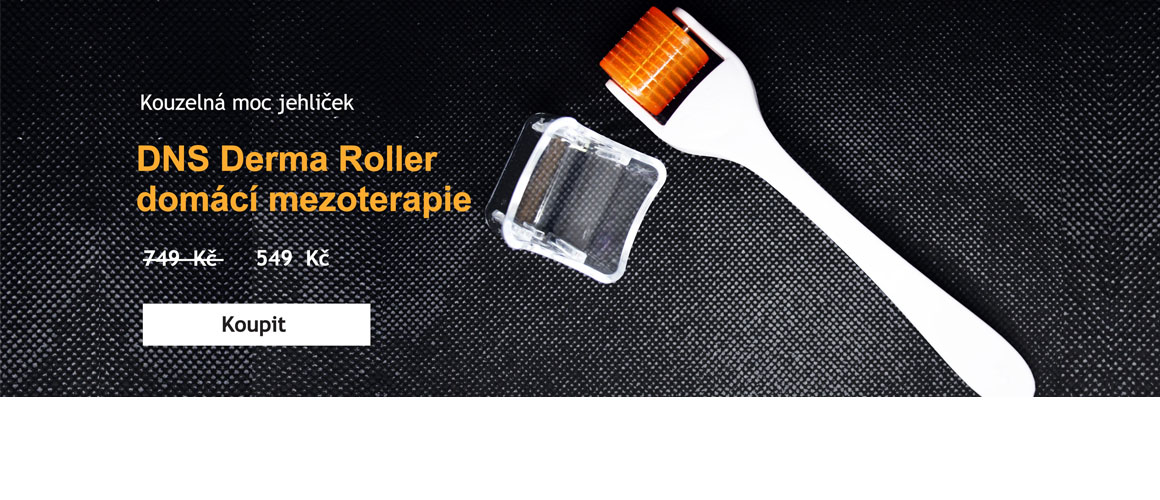 Skinroller derma roller (dermaroller) jehličková mezoterapie na vrásky, jizvy, strie i celulitidu