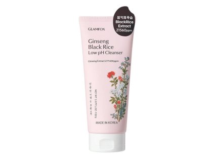GLAMFOX Ginseng Black Rice Low pH Cleanser, 230 ml
