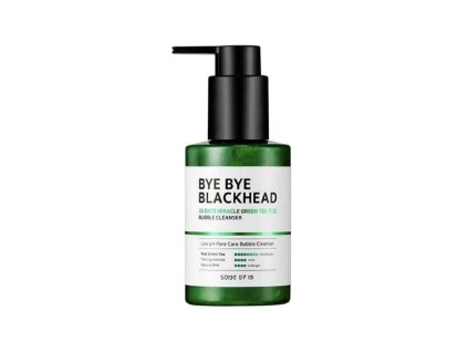 SOME BY MI Bye Bye Blackhead Miracle Green Tea Tox Bubble Cleanser - Čistící pěna maska na obličej 120g