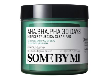 SOME BY MI AHA-BHA-PHA 30 days Miracle Truecica Clear Pad Exfoliační tampónky pro problematickou pleť