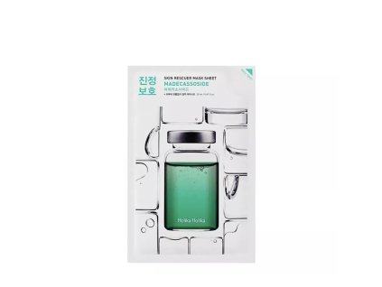56 holika holika skin rescuer mask sheet madecassoside zklidnujici a protizanetliva platynkova maska 20 ml