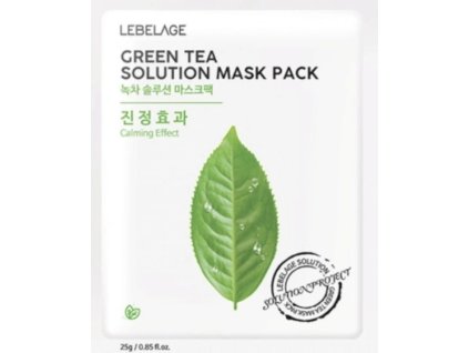 LEBELAGE GREEN TEA SOLUTION MASK 25g