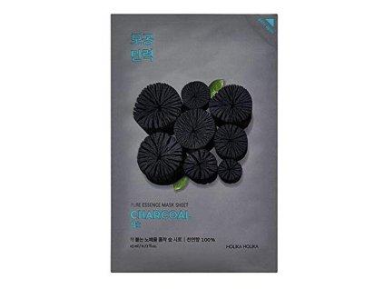 77 holika holika pure essence charcoal cistici platynkova maska s aktivnim uhlim 23ml