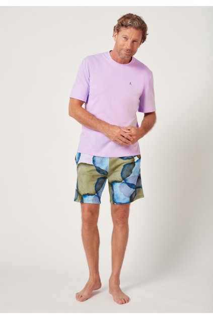 Pyžama Krátka (Farba lavender-h107, Veľkosť XXL)