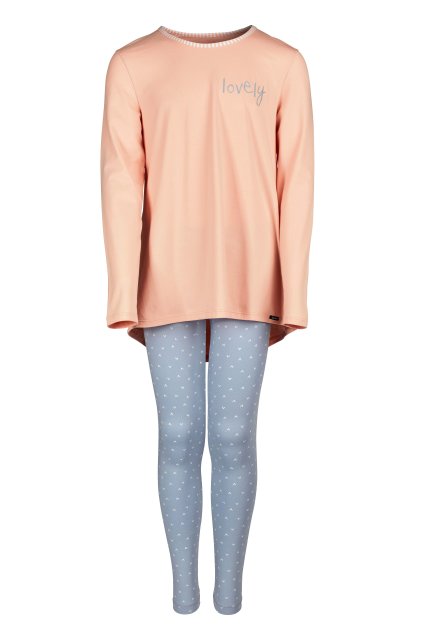 SKINY dievčenská pyžama dlhá Night In Skiny B25 - rose cloud (Farba rose cloud-2196, Veľkosť 176)