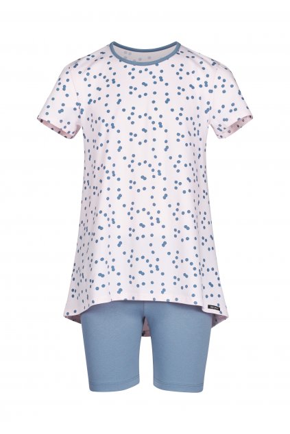 Dievčenská Pyžama Krátka (Farba pearl dots-s143, Veľkosť 176)