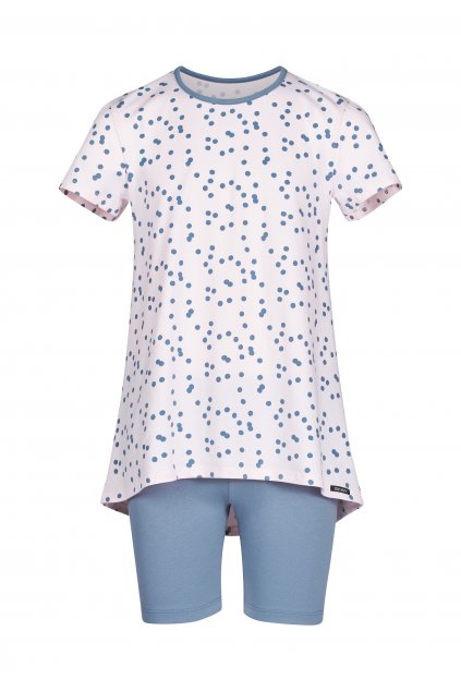 SKINY dievčenská pyžama krátka Night In Skiny B25 - pearl dots (Farba pearl dots-s143, Veľkosť 176)