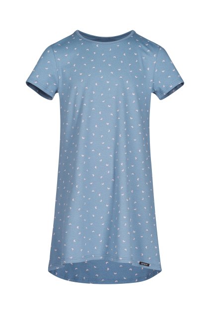 SKINY dievčenská nočná košeľa s krátkym rukávom Night In Skiny (Farba denimblue stars-s462, Veľkosť 176)