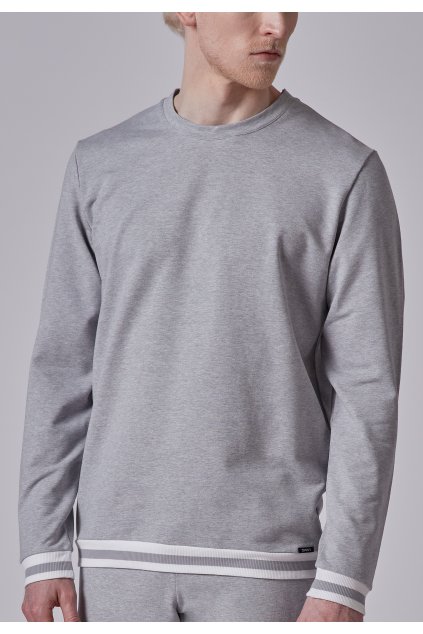 Pánsky Sweatshirt (Farba stone grey melange-5593, Veľkosť XXL)