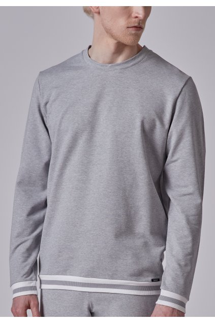 SKINY pánsky sweatshirt Night In Mix & Match B25 - stonegrey melange (Farba stone grey melange-5593, Veľkosť XXL)