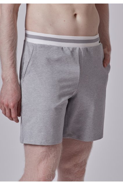 SKINY pánske nohavice krátke Night In Mix & Match (Farba stone grey melange-5593, Veľkosť XXL)