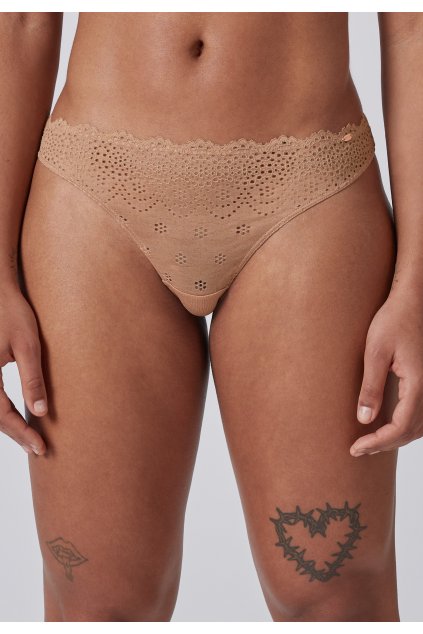 SKINY dámske tanga Bamboo Lace (Farba ivory-7608, Veľkosť 42)