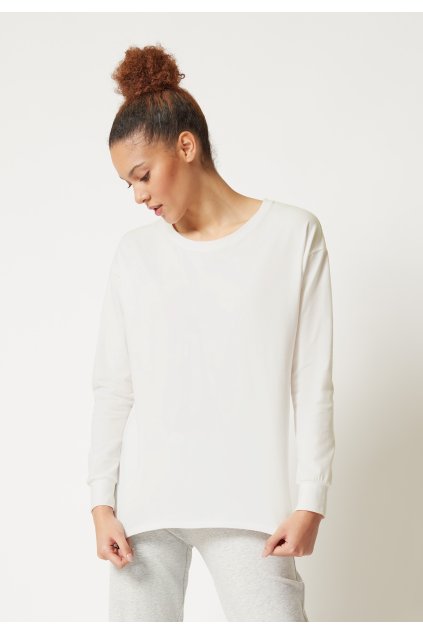SKINY dámske tričko dlhý rukáv Night In Mix & Match B25 - ivory (Farba ivory-7608, Veľkosť 44)