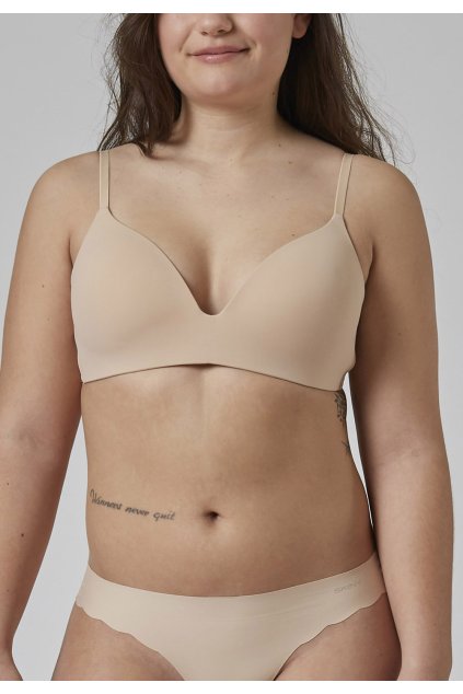 SKINY podprsenka bez kostíc vystužená Micro Essentials BX - beige (Farba beige-2409, Veľkosť 80 C)