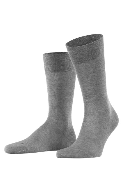 Pánske ponožky FALKE Sensitive Malaga (Farba light greymel. (3390), Veľkosť 47-50)