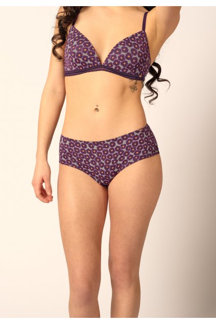 SKINY dámske panty 2-balenie Bamboo Lace Print WX - lavenderflowers (Farba lavenderflowers selection-s480, Veľkosť 42)