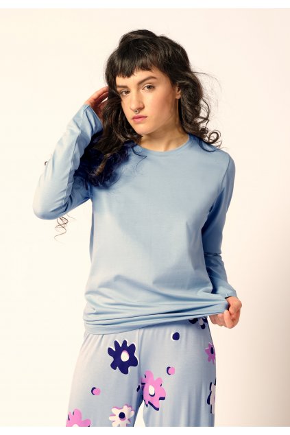 Skiny Dámske tričko s dlhým rukávom (Farba aquamarine-s470, Veľkosť 44)