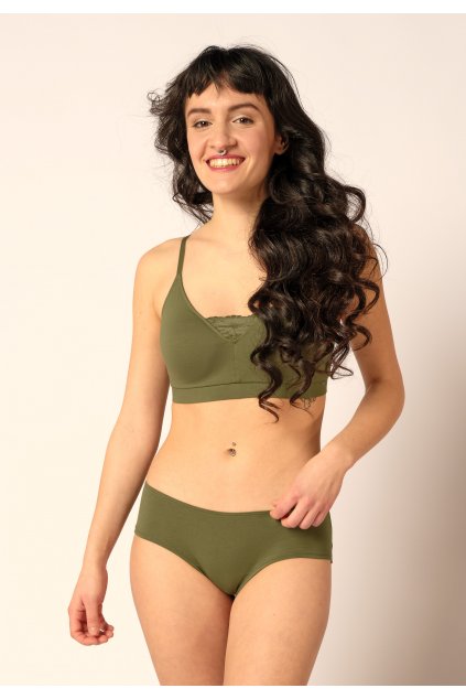 SKINY podprsenka s vyberateľnými vypchávkami Cotton Lace Essentials (Farba future coral-s561, Veľkosť 42)