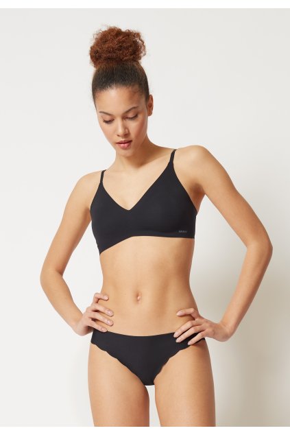 SKINY podprsenka s vyberateľnými vypchávkami Micro Essentials (Farba amethyst-s474, Veľkosť 44/C-D)