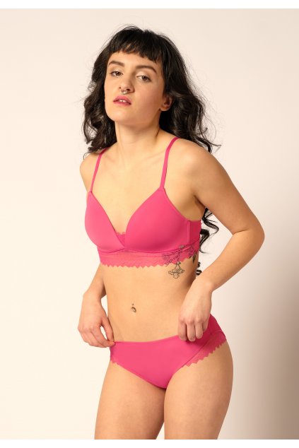 Skiny Dámsky triangel top vystužený (Farba pink topaz-s481, Veľkosť 85 C)