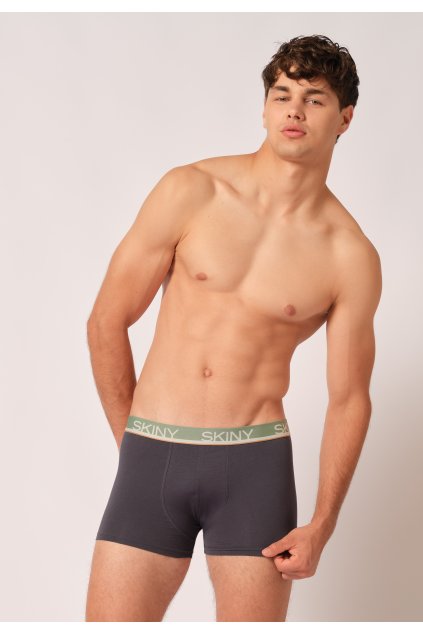 SKINY pánske panty 3-balenie Cotton Multipack W24 - home selection (Farba home selection-s360, Veľkosť XXL)