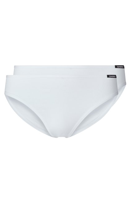 SKINY dievčenské nohavičky Rio 2-balenie Cotton Essentials B25 - white (Farba white-0500, Veľkosť 176)
