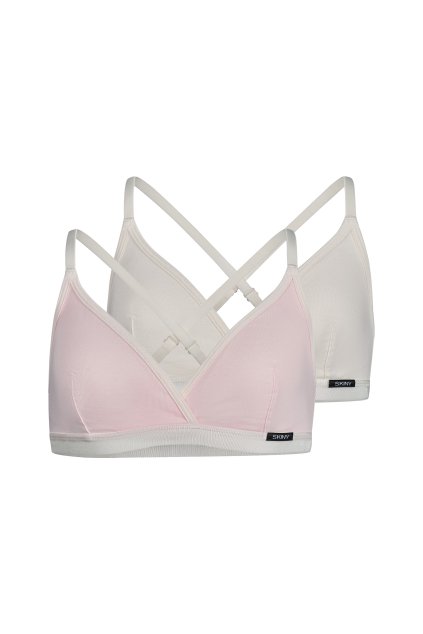 SKINY dievčenská podprsenka bustier vyberateľné vankúšiky Cotton Elastic (Farba cheekyice shells selection-s577, Veľkosť 176)
