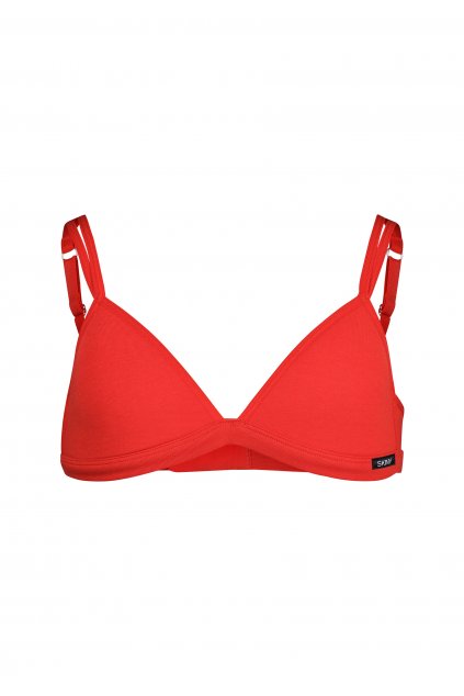 SKINY dievčenský triangel top vystužený Cotton Essentials (Farba dreamy rose-s634, Veľkosť 176)