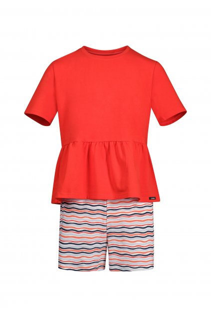 SKINY Dievčenská pyžama krátka Night In SKINY (Farba cheeky flamingo-s551, Veľkosť 176)
