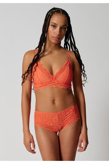 SKINY dámsky triangel s vyberateľnými vankúšikmi Wonderfulace S24 - cheeky flamingo (Farba cheeky flamingo-s551, Veľkosť 85 C)