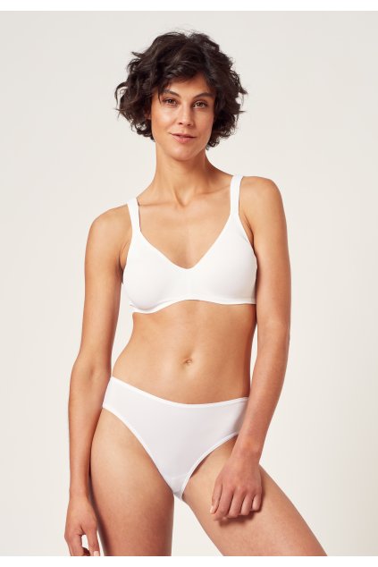 HUBER podprsenka s kosticami Bra Selection B25 - white (Farba white-0500, Veľkosť 95 D)