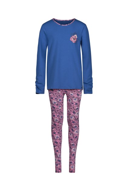 SKINY dievčenská pyžama dlhá Night in Skiny (Farba dreamy iris-s635, Veľkosť 176)