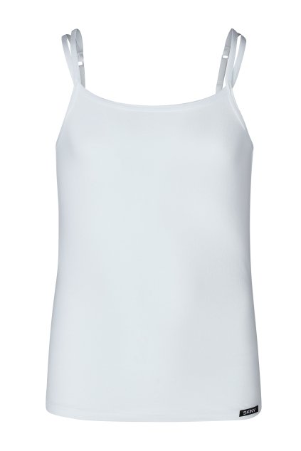 SKINY dievčenský špagety top Cotton Essentials (Farba black-7662, Veľkosť 176)