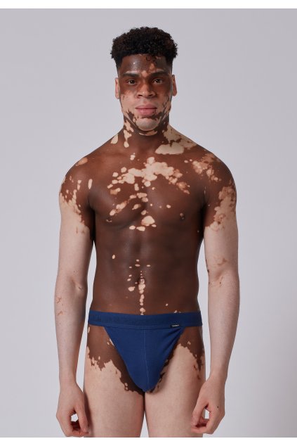 SKINY pánske tanga 2-balenie Cotton Retro (Farba be ink-s556, Veľkosť XXL)