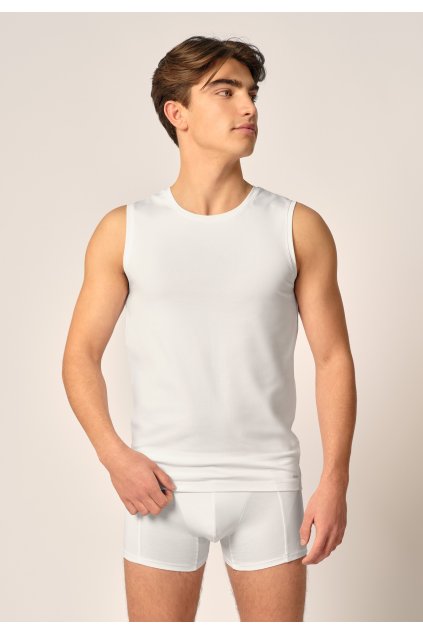SKINY pánske tielko Cotton Fresh (Farba black-7665, Veľkosť XXL)