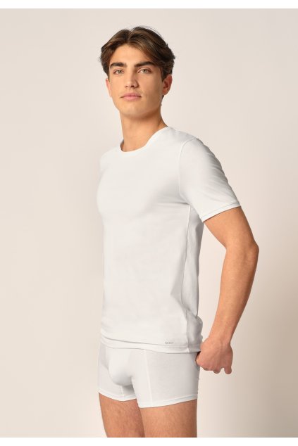 SKINY pánske tričko s krátkym rukávom Cotton Fresh (Farba black-7665, Veľkosť XXL)