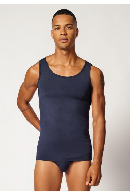 SKINY pánske tielko Calmodal B25 - crown blue (Farba crown blue-0393, Veľkosť XXL)
