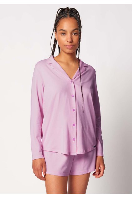 SKINY dámska košeľa s dlhým rukávom Night In Skiny (Farba dreamy rose-s634, Veľkosť 44)