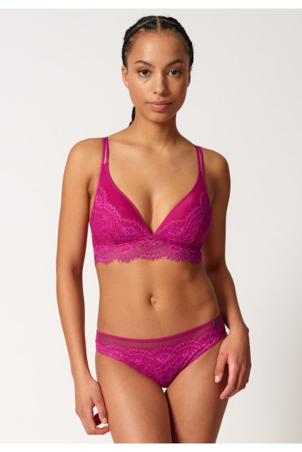 SKINY dámsky triangel Spacer top vystužený Classicalace W24 - fading thistle (Farba fading thistle-s642, Veľkosť 85 C)