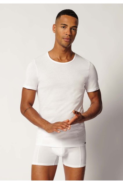 SKINY pánske tričko krátky rukáv 2-balenie Shirt Multipack B25 - white (Farba white-0500, Veľkosť XXL)
