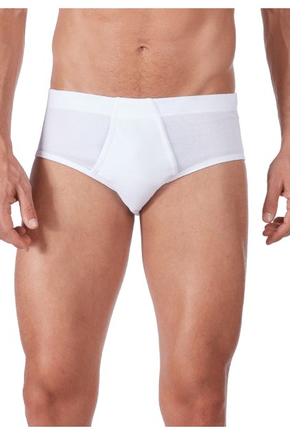 HUBER pánske slipy 2-balenia Cotton 2Pack Fine Rib (Farba white-500, Veľkosť XXL)
