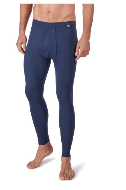 HUBER pánske spodky dlhé Cotton Fine Rib (Farba military-545, Veľkosť XXL)
