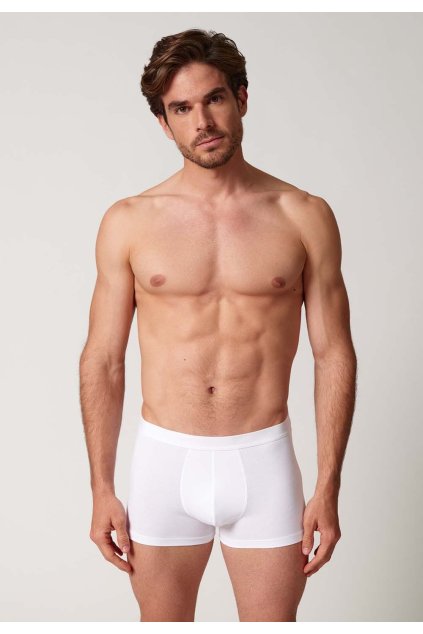 HUBER pánske panty 2-balenie Cotton 2Pack Box B25 - white (Farba white-0500, Veľkosť XXL)