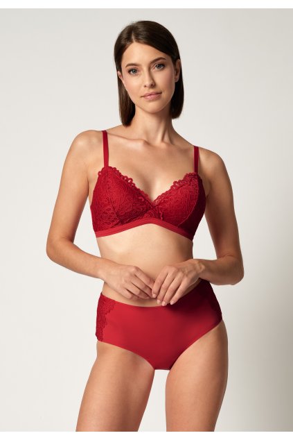 HUBER podprsenka spacer triangel Lush Lace WX - countryfied wildrose (Farba countryfied wildrose-h289, Veľkosť 75 B)