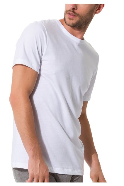 SKINY pánske tričko krátky rukáv 2-balenie Shirt Collection BX - white (Farba white-0500, Veľkosť XXL)